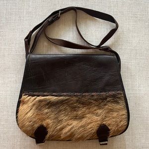 Vintage Moroccan Leather Bag